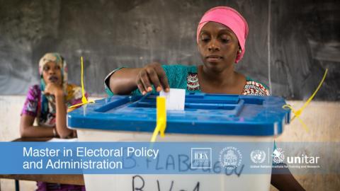 Master in Electoral Policy and Administration