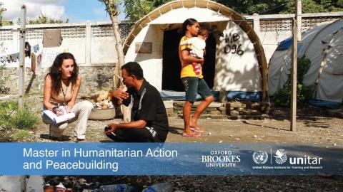 Master in Humanitarian Action and Peacebuilding